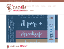 Tablet Screenshot of cazalla-intercultural.org